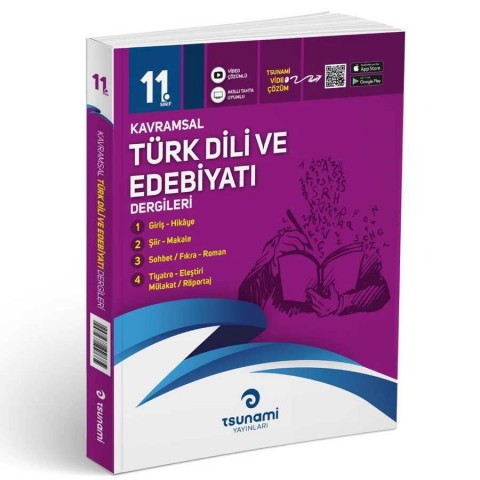 11. Sınıf Kavramsal Türk Dili ve Edebiyatı Dergileri 4 Fasikül