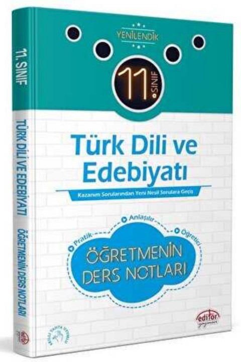 11. Sınıf Türk Dili ve Edebiyatı Öğretmenin Ders Notları