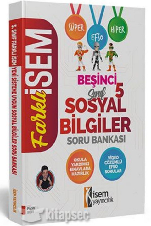 2020 Farklı İsem 5. Sınıf Sosyal Bilgiler Soru Bankası