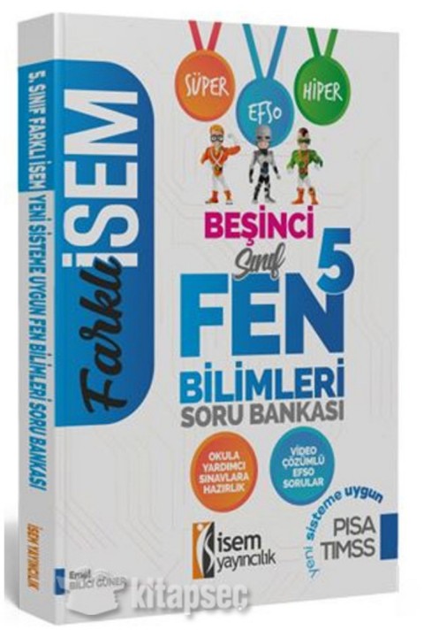2022 5. Sınıf Fen Bilimleri Soru Bankası Farklı İsem