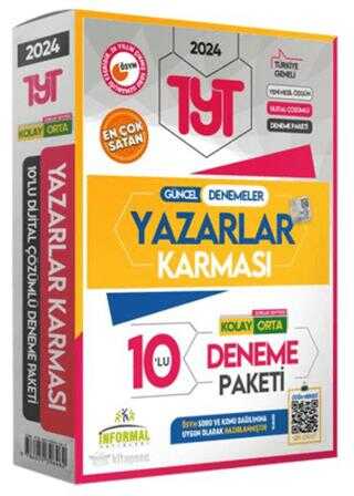 2022 KPSS Lisans Yazarlar Karması GY-GK Türkiye Geneli Kurumsal 10’lu Dijital Çözümlü Paket Deneme İnformal Yayınları