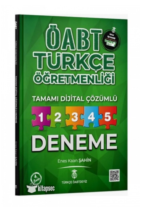 2023 ÖABT Türkçe Öğretmenliği 5 Deneme Çözümlü Türkçe ÖABTDEYİZ