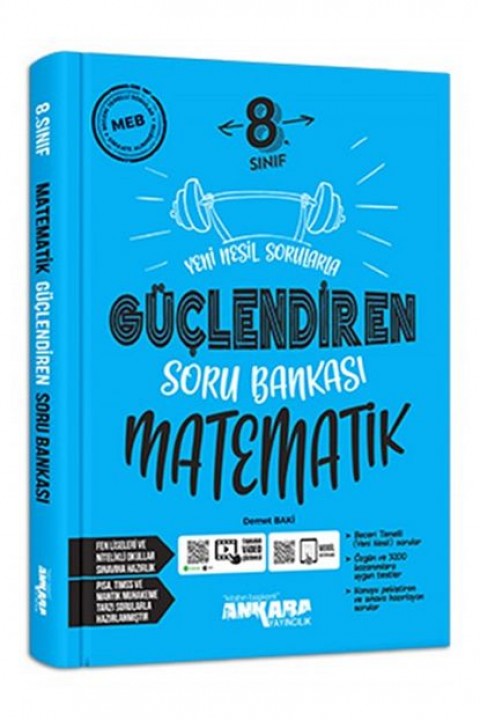 2024 - 2025 Yeni Müfredat 8.Sınıf Güçlendiren MATEMATİK Soru Bankası