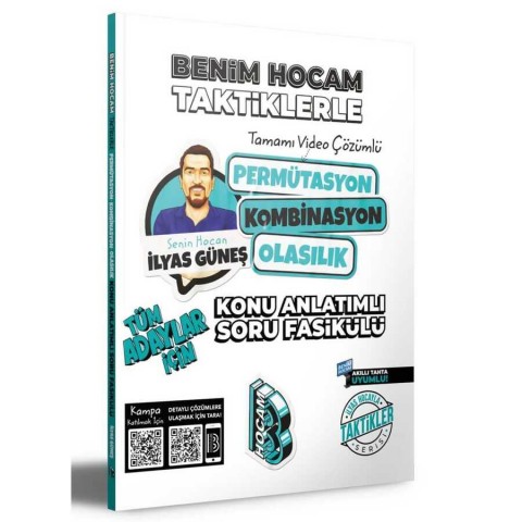 2024 Tüm Adaylar İçin Taktiklerle Permütasyon Kombinasyon Olasılık Konu Anlatımlı Soru Fasikülü