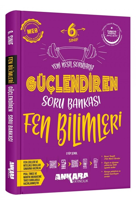 2025-2026 Müfredat 6 Sınıf Güçlendiren Fen Bilimleri Soru Bankası
