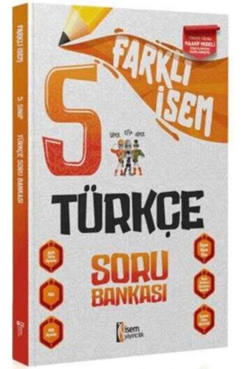 2025 İSEM Yayıncılık 5. Sınıf Türkçe Farklı İsem Soru Bankası