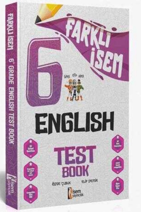 2025 İsem Yayınları 6. Sınıf Farklı İsem İngilizce Soru Bankası