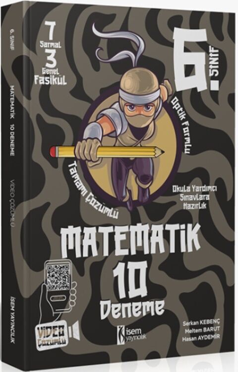 2025 İsem Yayınları 6. Sınıf Matematik 10 Deneme