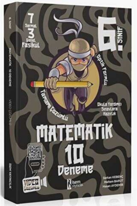2025 İsem Yayınları 6. Sınıf Matematik 10 Deneme