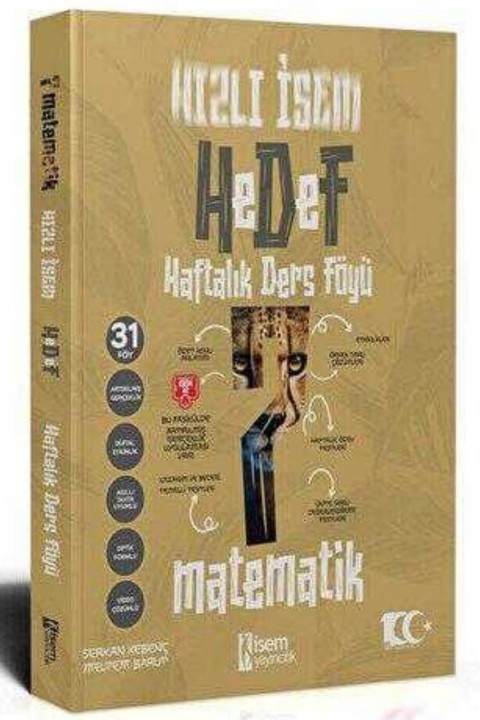 2025 İsem Yayınları 7. Sınıf Hızlı İsem Matematik Hedef Haftalık Ders Föyü