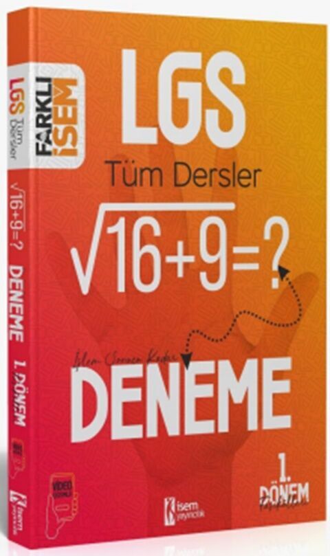2025 İsem Yayınları 8. Sınıf Farklı İsem 1. Dönem 5 Deneme