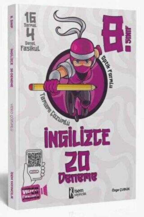 2025 İsem Yayınları 8. Sınıf İngilizce 20 Deneme