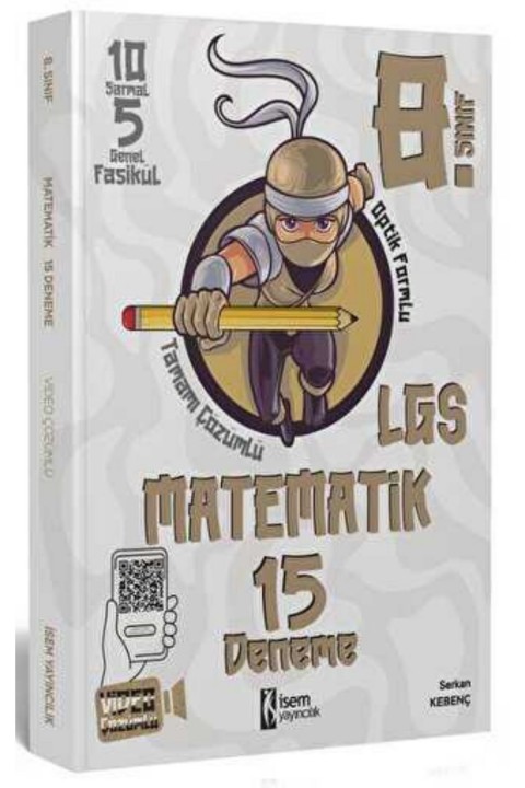 2025 İsem Yayınları 8. Sınıf Matematik 15 Deneme