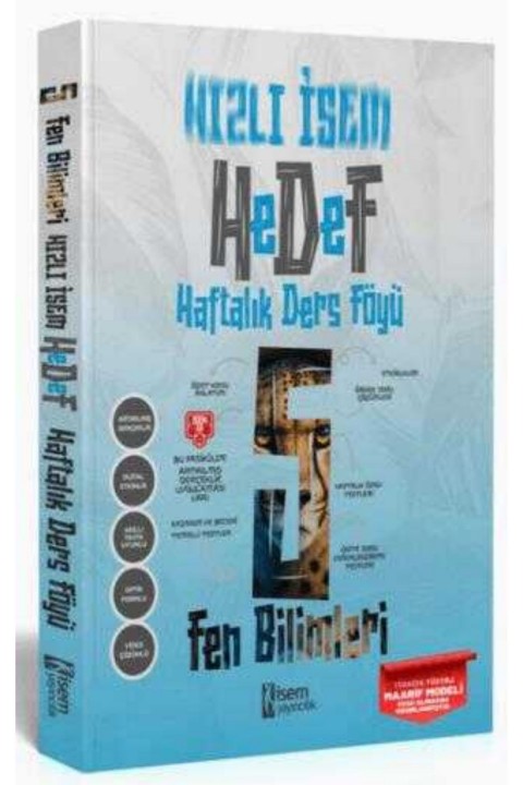 2025 İsem Yayınları Hızlı İsem Hedef 5.Sınıf Fen Bilimleri Haftalık Ders Föyü