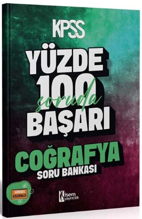 2025 İsem Yayınları KPSS Coğrafya Yüzde 100 Soruda Başarı Soru Bankası