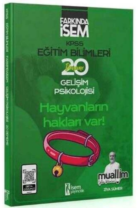 2025 İsem Yayınları KPSS Eğitim Bilimleri Gelişim Psikolojisi Muallim 20 Deneme Çözümlü