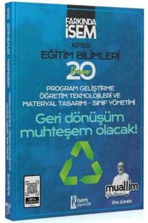 2025 İsem Yayınları KPSS Eğitim Bilimleri Program Geliştirme Muallim 20 Deneme Çözümlü