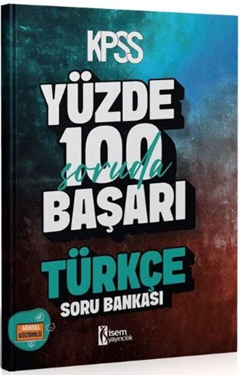 2025 İsem Yayınları KPSS Türkçe Yüzde 100 Soruda Başarı Soru Bankası