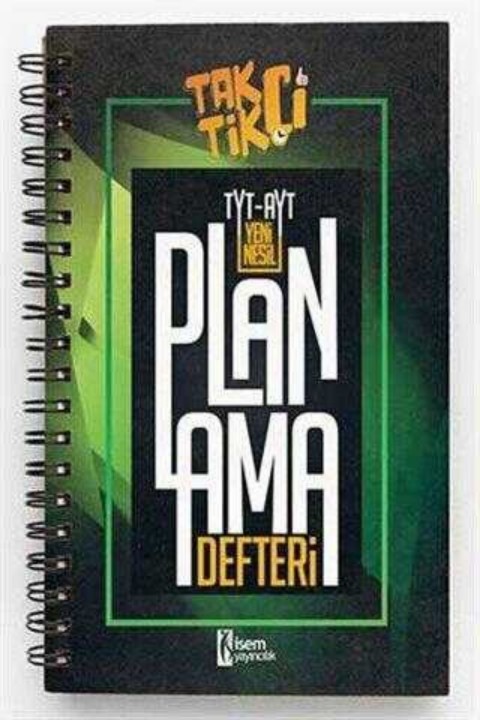 2025 İsem Yayınları TYT AYT Taktikçi Yeni Nesil Planlama Defteri