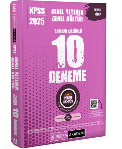 2025 KPSS Genel Yetenek Genel Kültür Tamamı Çözümlü 10 Deneme