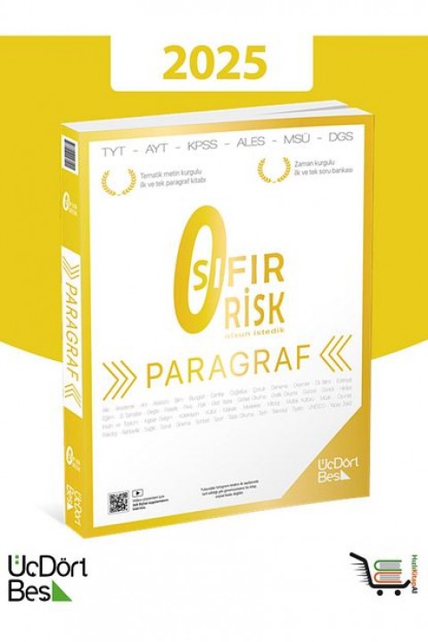 345 Paragraf Sıfır Risk 2025 Model Üç Dört Beş Yayıncılık