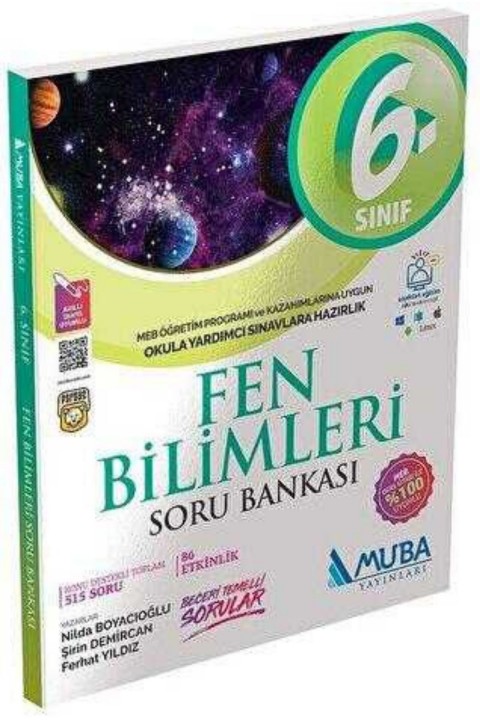 6. Sınıf Fen Bilimleri Soru Bankası Muba Yayınları