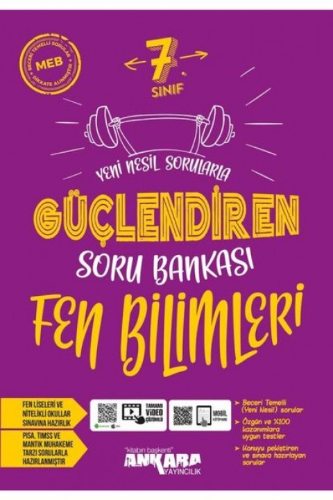 7. Sınıf Fen Bilimleri Güçlendiren Soru Bankası 2022-23 Dönemi