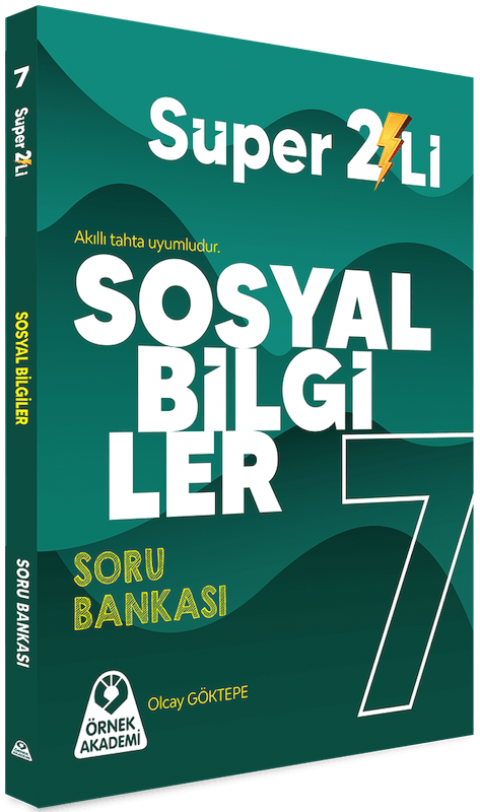 7. Sınıf Süper İkili Sosyal Bilgiler Seti Örnek Akademi