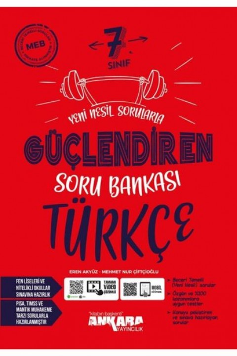 7. Sınıf Türkçe Güçlendiren Soru Bankası Ankara Yayınları
