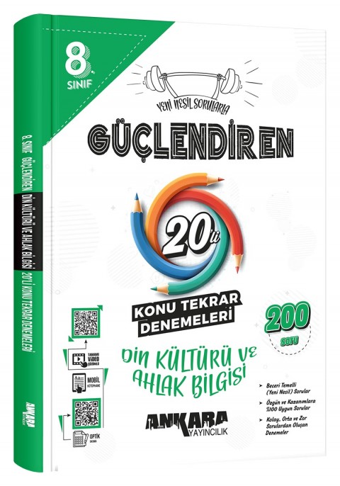 8. Sınıf Güçlendiren Din Kültürü ve Ahlak Bilgisi 20'li Konu Tekrar Denemesi
