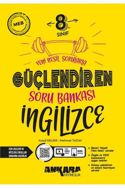 8. Sınıf İngilizce Güçlendiren Soru Bankası 2024-2025 Güncel Baskı