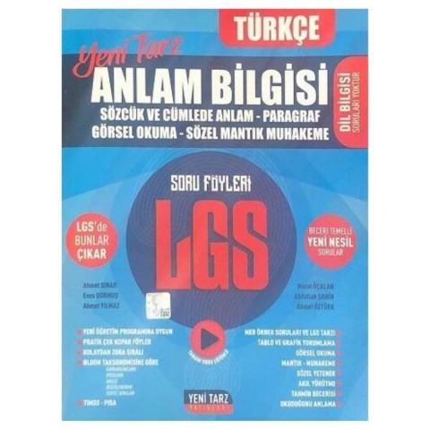 8. Sınıf LGS Anlam Bilgisi Soru Föyleri