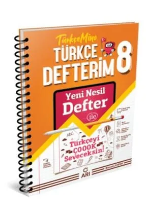 8. Sınıf LGS Türkçemino Türkçe Defteri Arı Yayıncılık