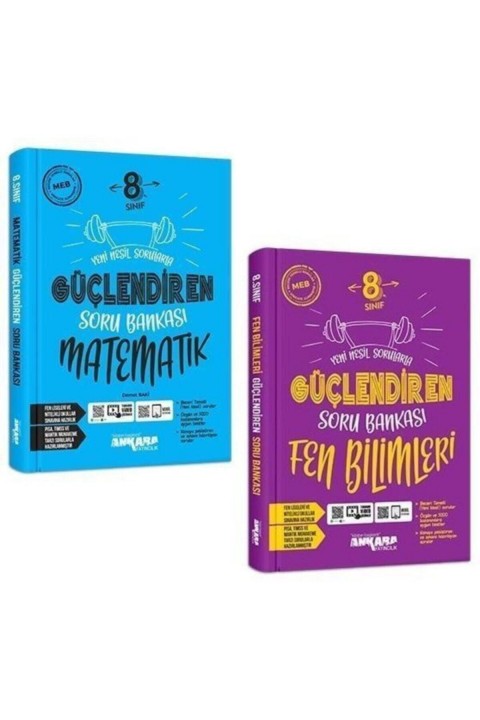 8. Sınıf Matematik ve Fen Bilimleri Güçlendiren Soru Bankası Seti