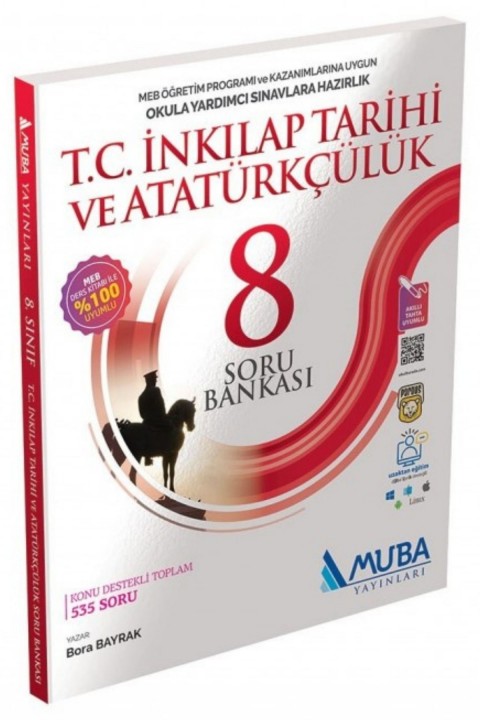 8. Sınıf T.C İnk. Tarihi ve Atatürkçülük Soru Bankası Muba Yayınları