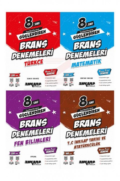8.Sınıf Güçlendiren Branş Denemeleri (Türkçe/Matematik/Fen/Sosyal)