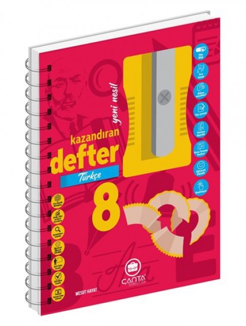 8.Sınıf Türkçe Okula Yardımcı Kazandıran Defter 2024