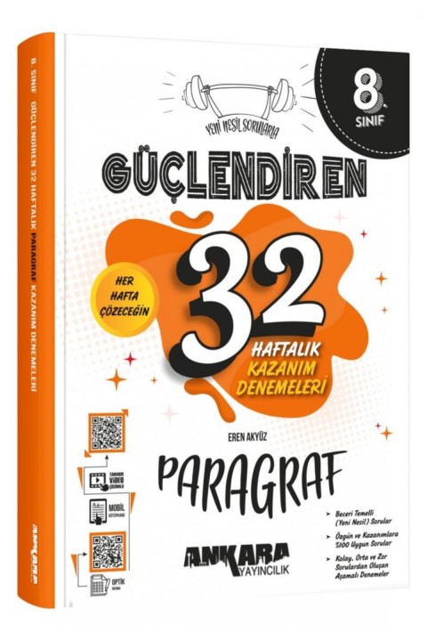ANKARA 8 PARAGRAF GÜÇ. 32 HAFTALIK KAZANIM DENEMESİ