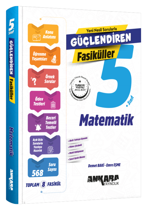 Ankara Yayıncılık 5. Sınıf Matematik Güçlendiren Fasikül Seti