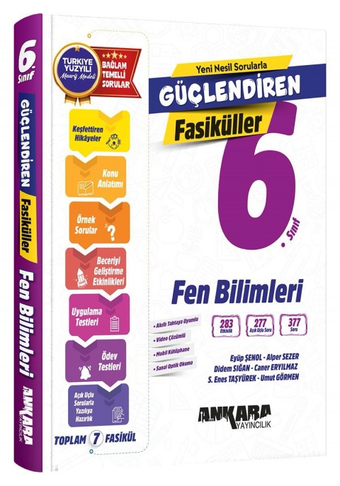 ANKARA YAY. 6.SINIF GÜÇLENDİREN FEN BİLİMLERİ FASİKÜL SET 2027