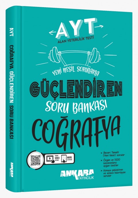 ANKARA YAYINCILIK AYT GÜÇLENDİREN COĞRAFYA SORU BANKASI