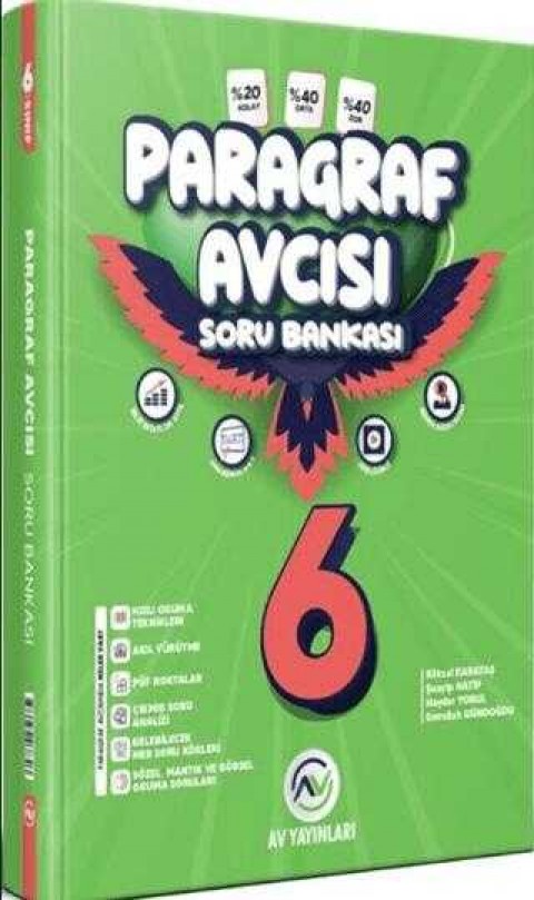 AV Yayınları 6. Sınıf Paragraf Soru Avcısı Soru Bankası