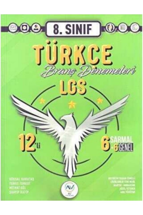 AV Yayınları 8. Sınıf LGS Türkçe 12 li Branş Deneme
