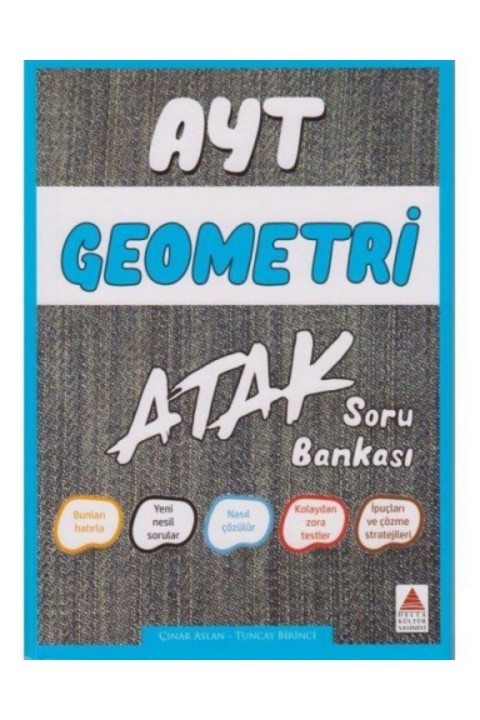 AYT Geometri Atak Soru Bankası Delta Kültür Yayınları