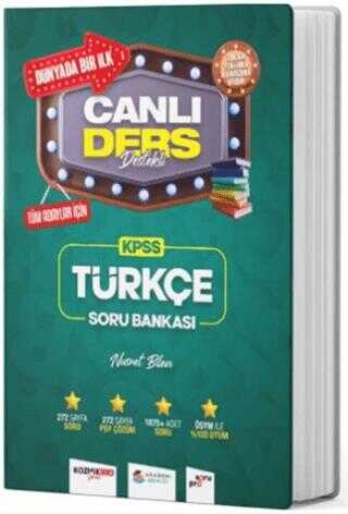 Akademi Denizi Yayıncılık 2024 KPSS Türkçe Canlı Ders Destekli Soru Bankası