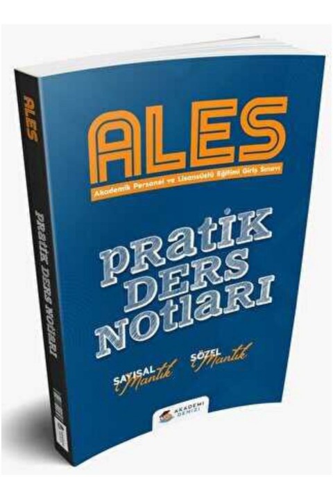 Akademi Denizi Yayıncılık ALES Pratik Ders Notları