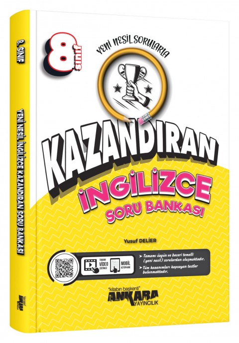 Ankara Yayıncılık 8. sınıf Kazandıran İngilizce Soru Bankası
