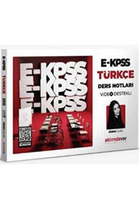 Aklımdavar Yayıncılık 2024 EKPSS Türkçe Video Ders Notları