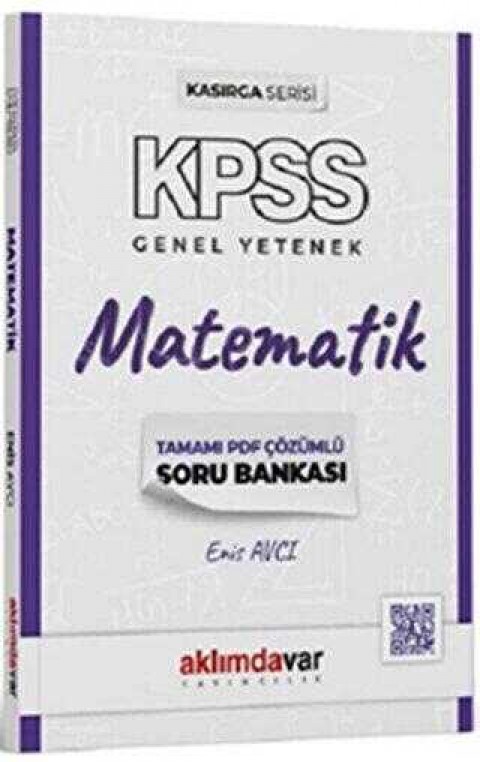 Aklımdavar Yayıncılık 2024 KPSS Kasırga Serisi Matematik Soru Bankası
