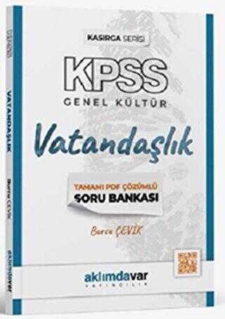 Aklımdavar Yayıncılık 2024 KPSS Kasırga Serisi Vatandaşlık Soru Bankası